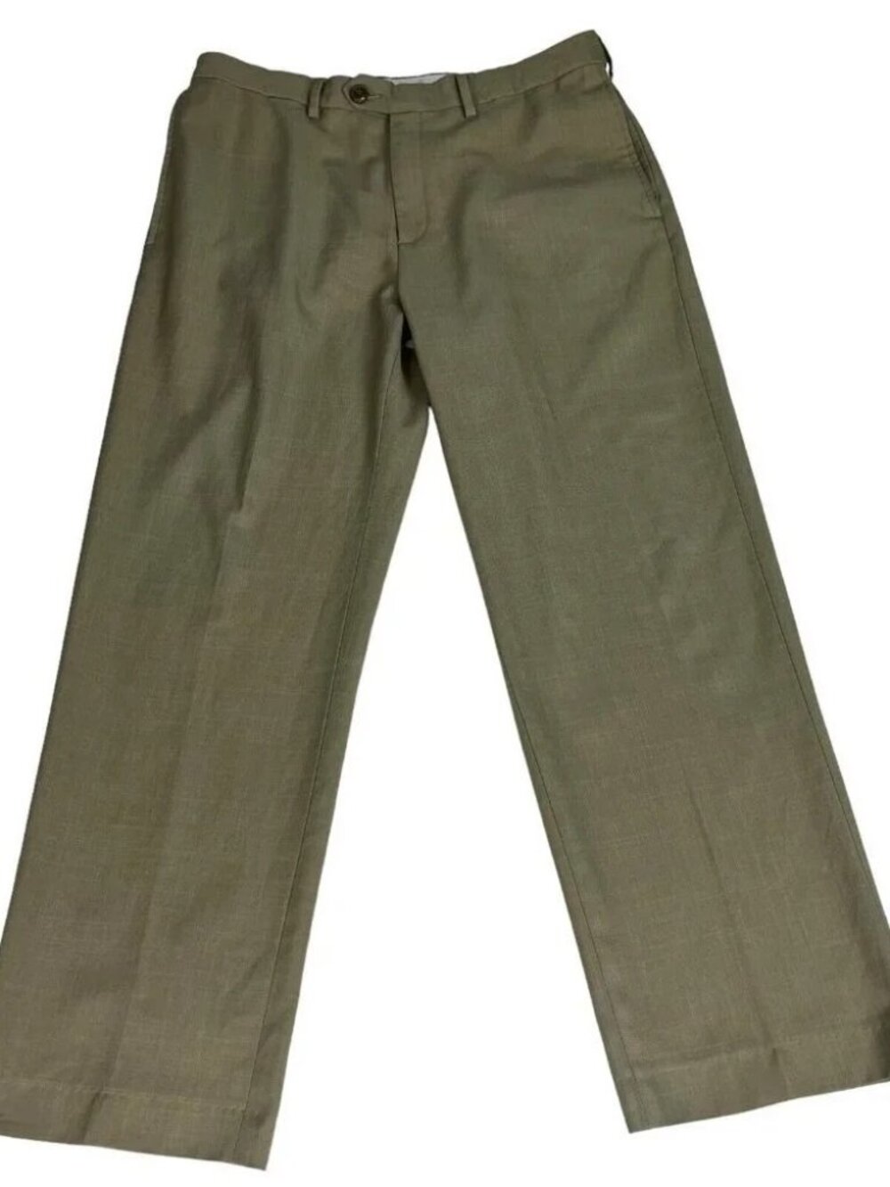 Light Green Straight Chino Pants Men's